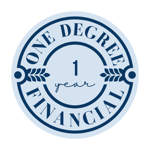 one-degree-1-year-icon
